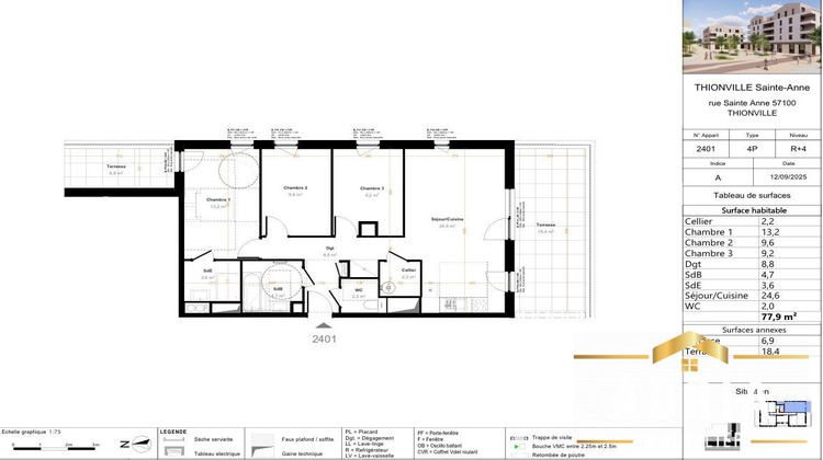 Ma-Cabane - Vente Appartement Thionville, 83 m²