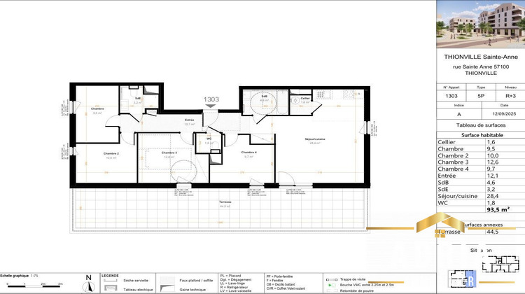 Ma-Cabane - Vente Appartement Thionville, 93 m²