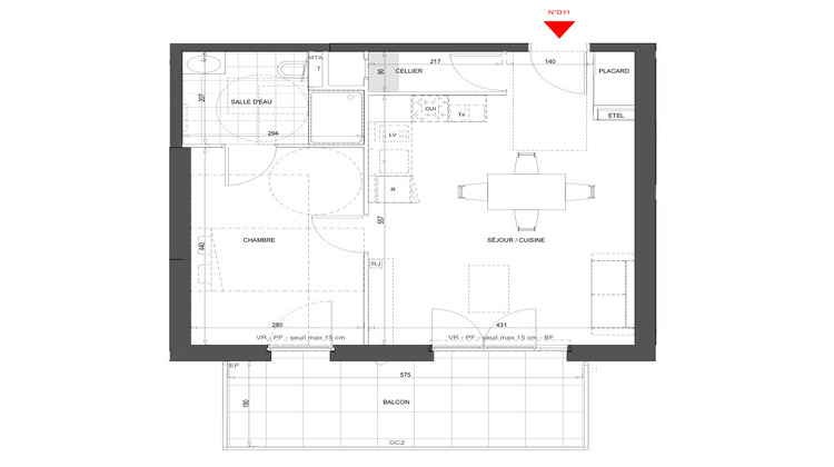 Ma-Cabane - Vente Appartement THIONVILLE, 45 m²