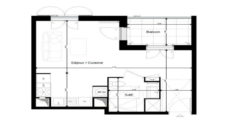 Ma-Cabane - Vente Appartement Thiverval-Grignon, 32 m²