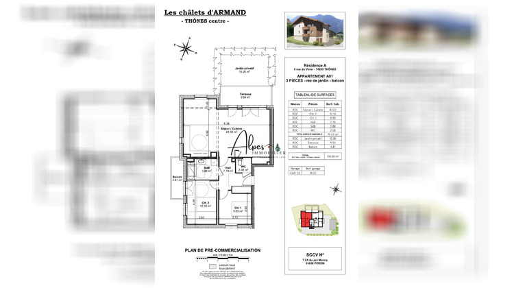 Ma-Cabane - Vente Appartement Thones, 79 m²