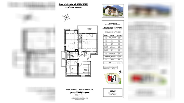 Ma-Cabane - Vente Appartement Thônes, 108 m²