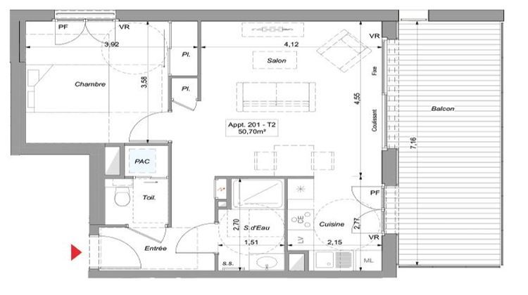 Ma-Cabane - Vente Appartement THONON-LES-BAINS, 50 m²