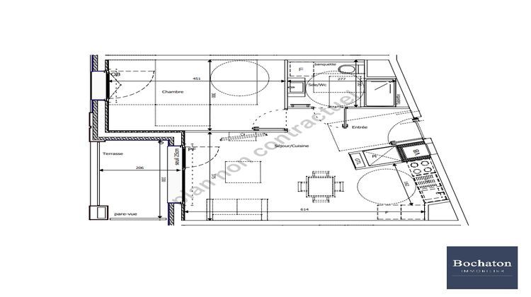 Ma-Cabane - Vente Appartement THONON-LES-BAINS, 44 m²