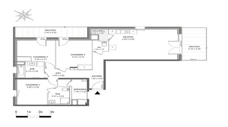 Ma-Cabane - Vente Appartement THONON-LES-BAINS, 82 m²