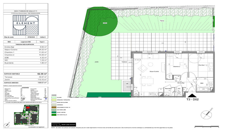 Ma-Cabane - Vente Appartement THONON-LES-BAINS, 62 m²