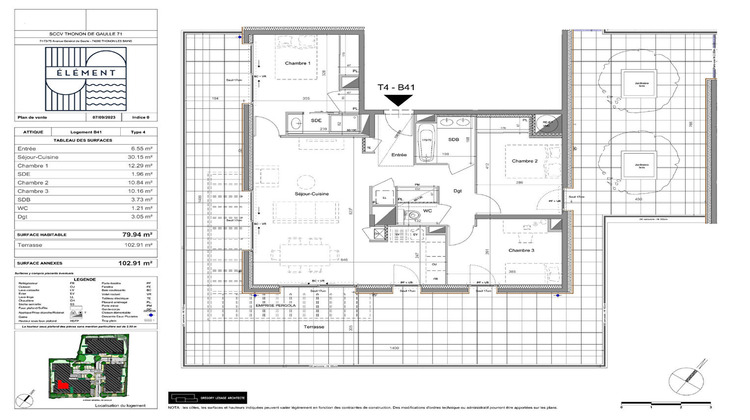 Ma-Cabane - Vente Appartement THONON-LES-BAINS, 79 m²