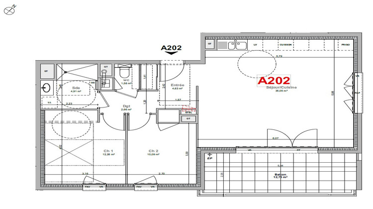 Ma-Cabane - Vente Appartement THONON-LES-BAINS, 71 m²