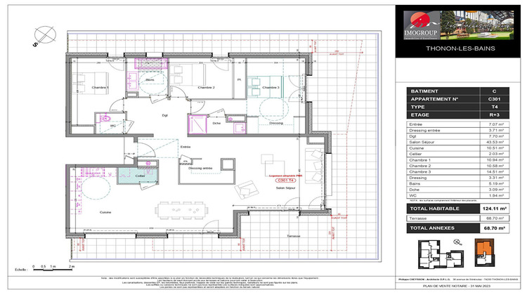 Ma-Cabane - Vente Appartement THONON-LES-BAINS, 124 m²