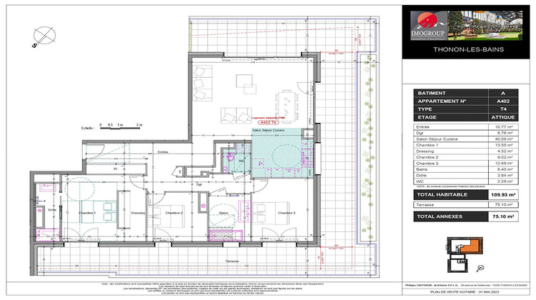 Ma-Cabane - Vente Appartement THONON-LES-BAINS, 109 m²