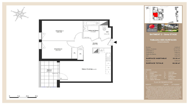 Ma-Cabane - Vente Appartement THONON-LES-BAINS, 56 m²