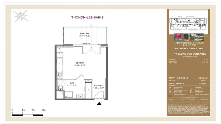 Ma-Cabane - Vente Appartement THONON-LES-BAINS, 28 m²