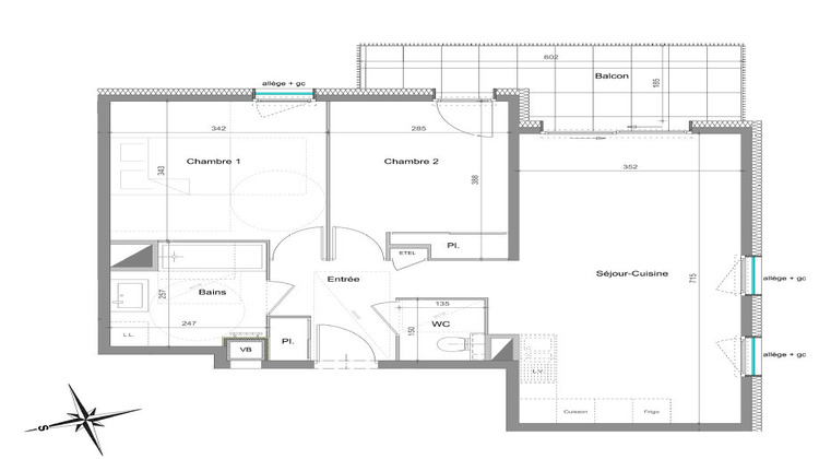 Ma-Cabane - Vente Appartement THONON-LES-BAINS, 62 m²