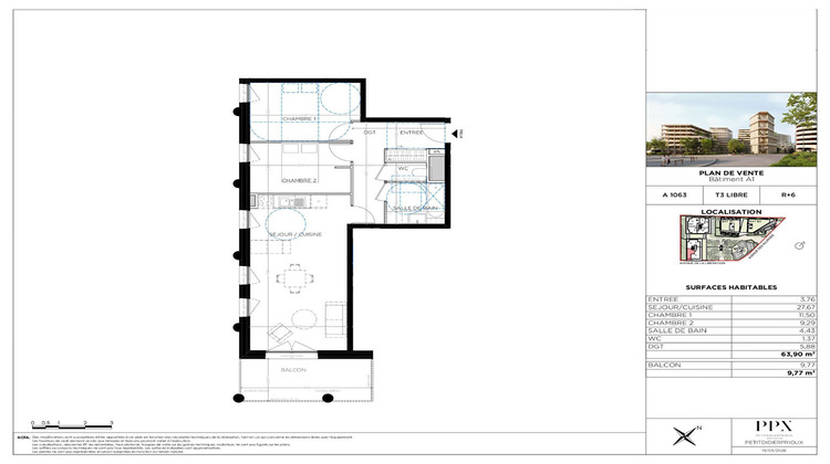 Ma-Cabane - Vente Appartement THONON-LES-BAINS, 63 m²