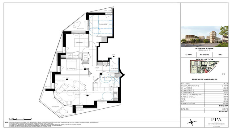 Ma-Cabane - Vente Appartement THONON-LES-BAINS, 88 m²