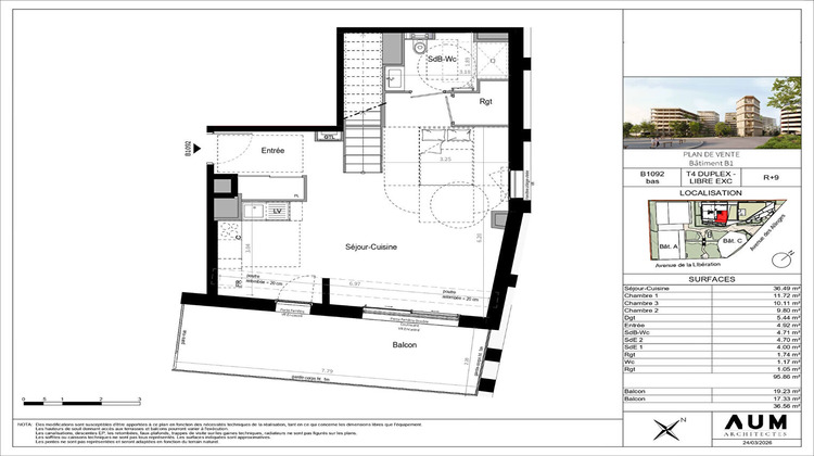 Ma-Cabane - Vente Appartement THONON-LES-BAINS, 95 m²
