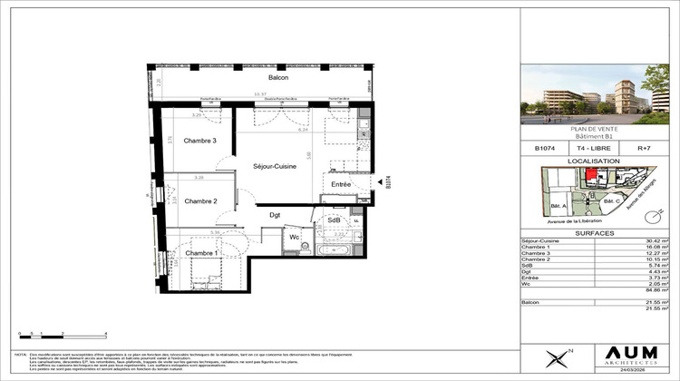Ma-Cabane - Vente Appartement THONON-LES-BAINS, 84 m²