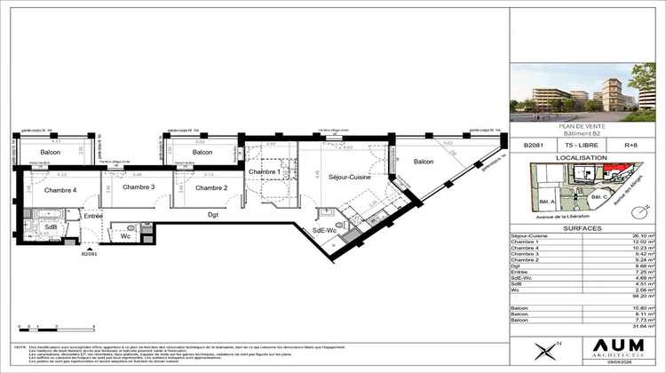 Ma-Cabane - Vente Appartement THONON-LES-BAINS, 94 m²