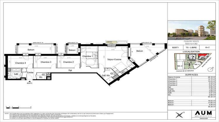 Ma-Cabane - Vente Appartement THONON-LES-BAINS, 94 m²
