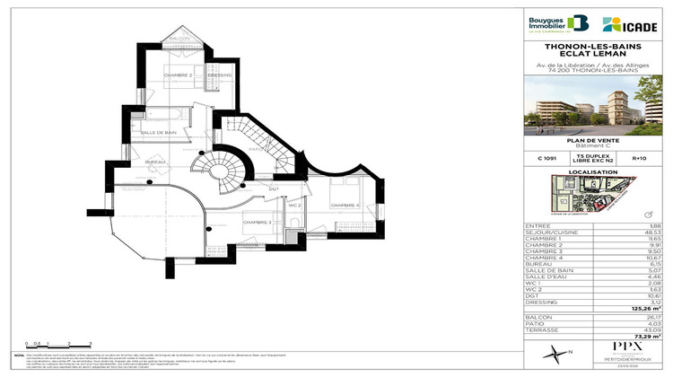 Ma-Cabane - Vente Appartement THONON-LES-BAINS, 125 m²