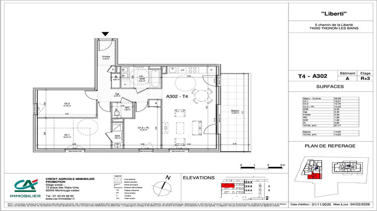 Ma-Cabane - Vente Appartement Thonon-les-Bains, 87 m²