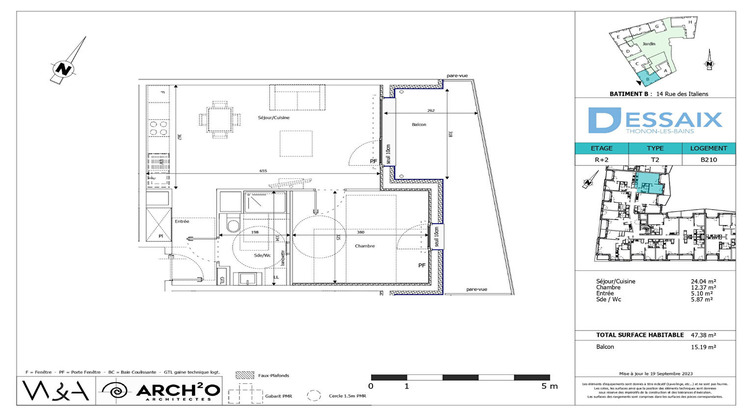 Ma-Cabane - Vente Appartement THONON-LES-BAINS, 47 m²
