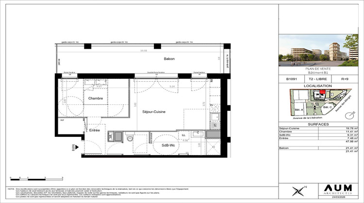 Ma-Cabane - Vente Appartement THONON-LES-BAINS, 47 m²