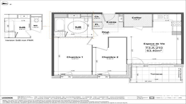 Ma-Cabane - Vente Appartement Thorigné-Fouillard, 63 m²
