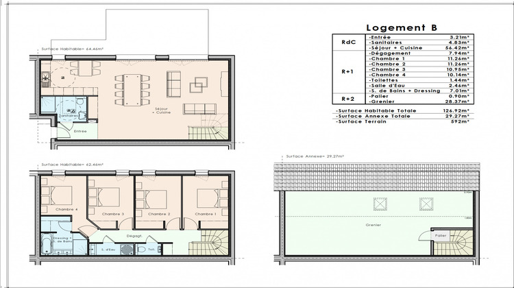 Ma-Cabane - Vente Appartement Tomblaine, 127 m²