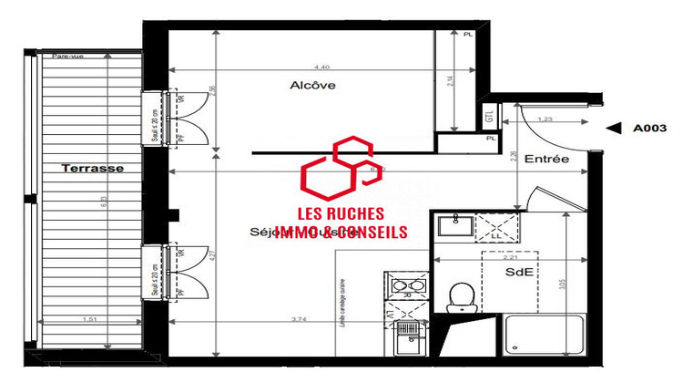 Ma-Cabane - Vente Appartement Torcy, 37 m²