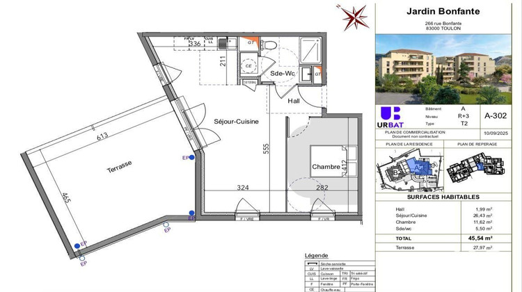 Ma-Cabane - Vente Appartement Toulon, 45 m²