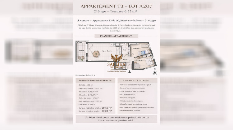 Ma-Cabane - Vente Appartement Toulon, 58 m²