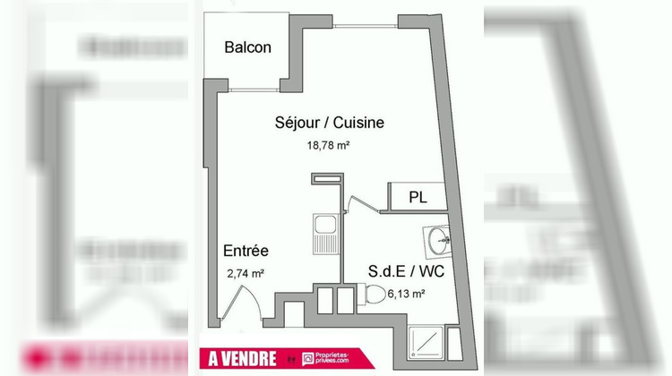 Ma-Cabane - Vente Appartement TOULON, 28 m²