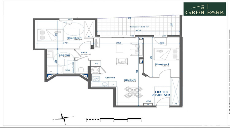 Ma-Cabane - Vente Appartement Toulon, 67 m²