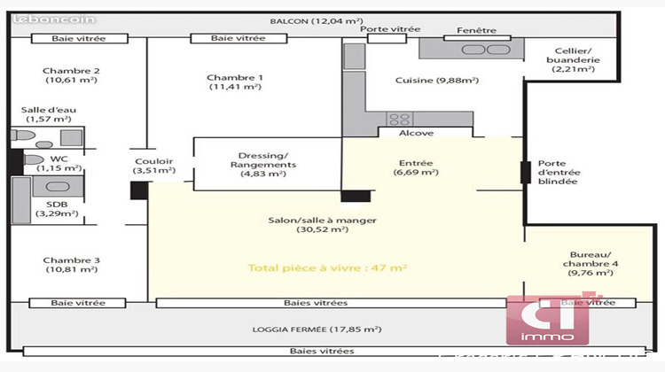 Ma-Cabane - Vente Appartement TOULON, 104 m²