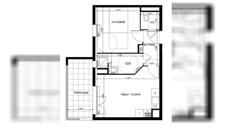 Ma-Cabane - Vente Appartement TOULON, 36 m²
