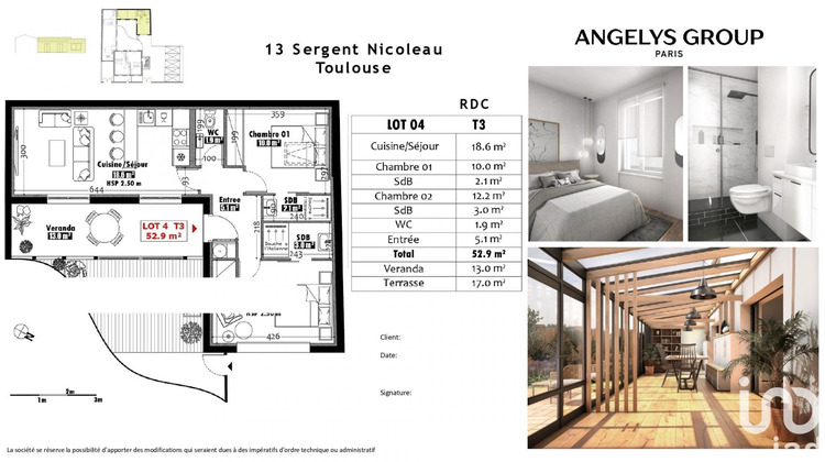 Ma-Cabane - Vente Appartement Toulouse, 52 m²