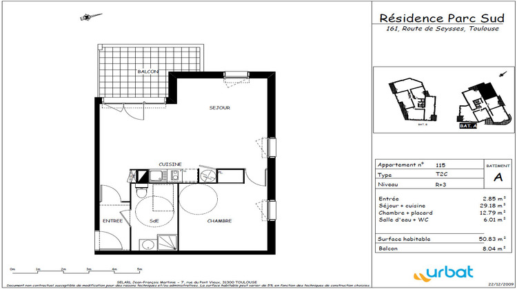 Ma-Cabane - Vente Appartement TOULOUSE, 50 m²