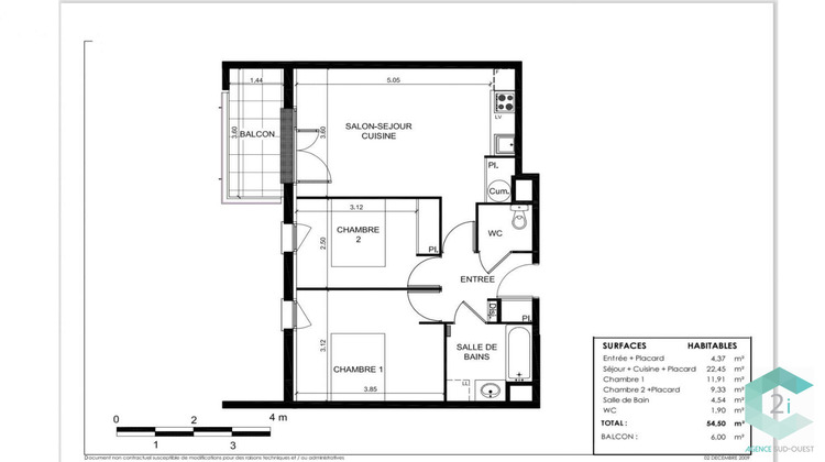 Ma-Cabane - Vente Appartement Toulouse, 54 m²