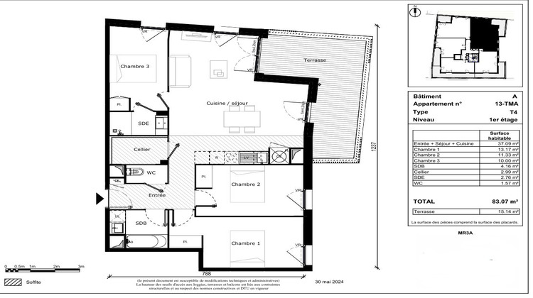 Ma-Cabane - Vente Appartement TOULOUSE, 84 m²