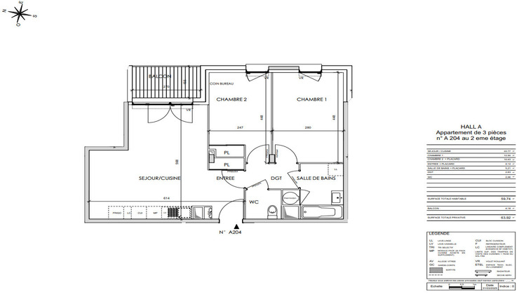 Ma-Cabane - Vente Appartement TOULOUSE, 60 m²