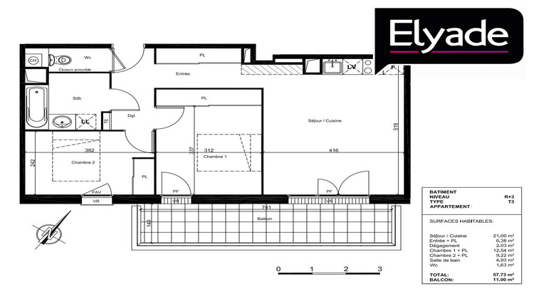 Ma-Cabane - Vente Appartement Toulouse, 57 m²