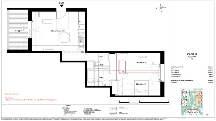 Ma-Cabane - Vente Appartement TOULOUSE, 64 m²