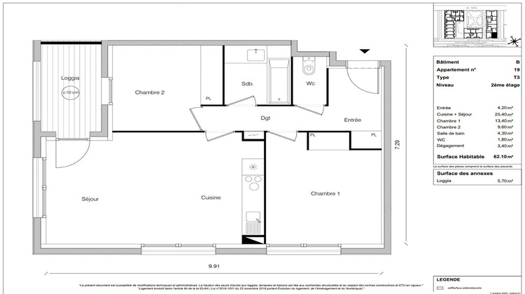 Ma-Cabane - Vente Appartement TOULOUSE, 62 m²
