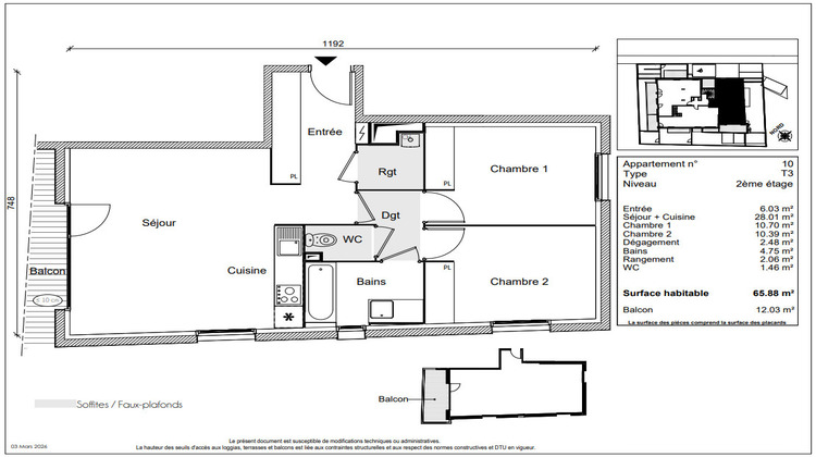 Ma-Cabane - Vente Appartement TOULOUSE, 66 m²