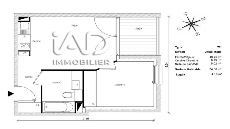 Ma-Cabane - Vente Appartement Toulouse, 34 m²