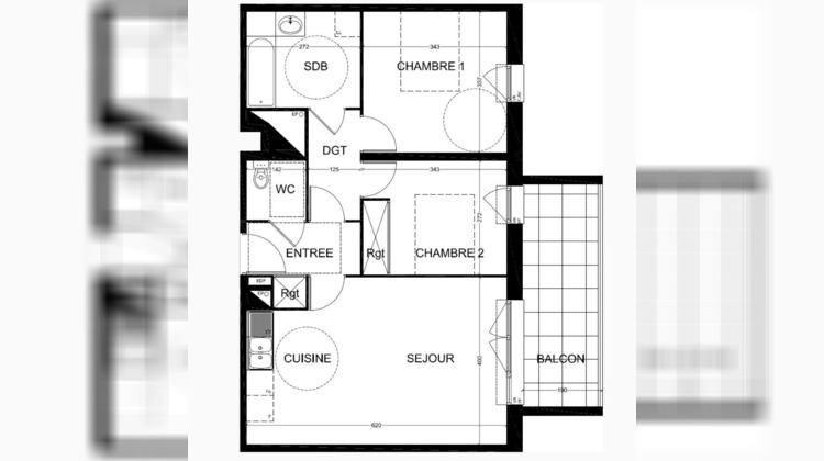 Ma-Cabane - Vente Appartement TOULOUSE, 59 m²