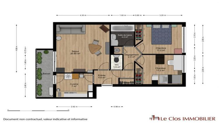 Ma-Cabane - Vente Appartement Toulouse, 63 m²