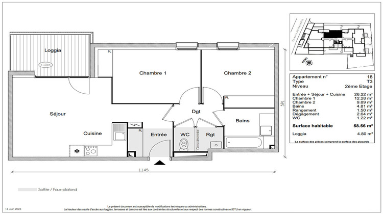 Ma-Cabane - Vente Appartement TOULOUSE, 59 m²
