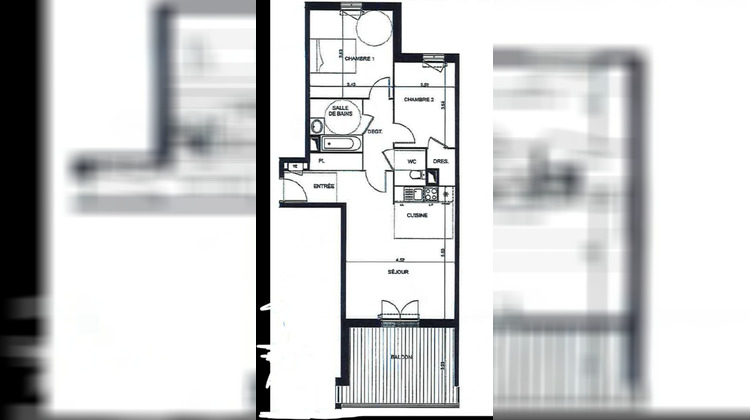 Ma-Cabane - Vente Appartement TOULOUSE, 63 m²